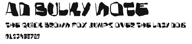 AD Bulky Note Preview