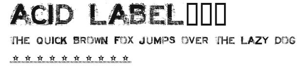 ACID LABEL___ Preview