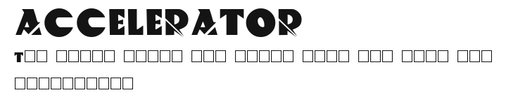 ACCELERATOR Preview
