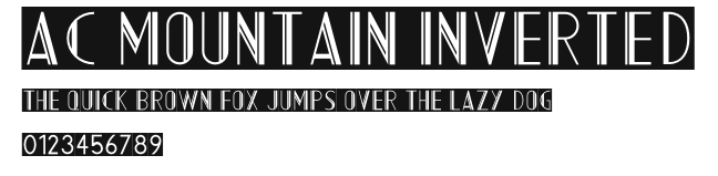AC Mountain Inverted.otf