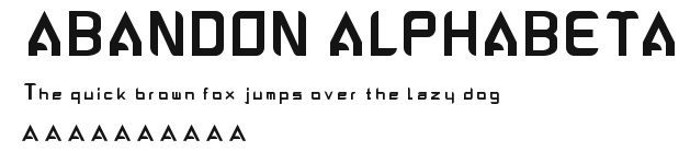 ABANDON ALPHABETA Preview