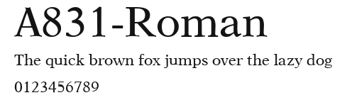 A831-Roman Preview