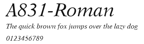 A831-Roman Preview