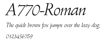 A770-Roman Preview