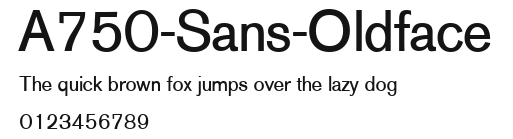 A750-Sans-Oldface Preview