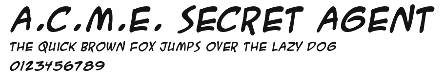 A.C.M.E. Secret Agent Preview