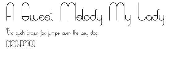 A Sweet Melody My Lady Preview