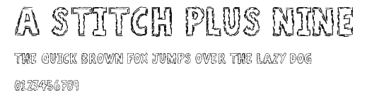 A Stitch Plus Nine Preview