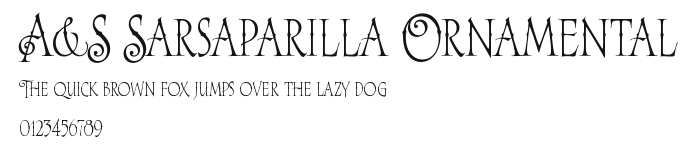 A&S Sarsaparilla Ornamental Preview