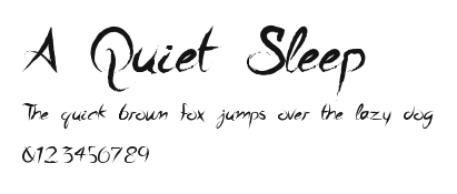 A Quiet Sleep.ttf