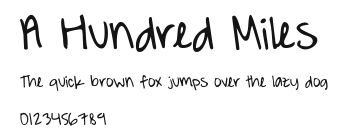 A Hundred Miles Preview
