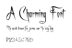 A Charming Font Preview