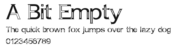 A Bit Empty Preview