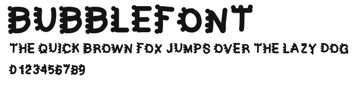 bubblefont Preview