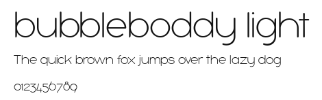 bubbleboddy light Preview