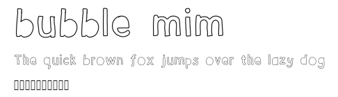 bubble mim Preview
