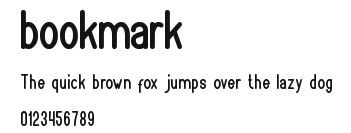 bookmark.ttf