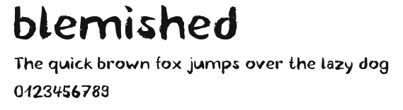 blemished.ttf
