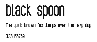 black spoon.ttf