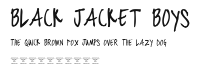 black jacket boys.ttf