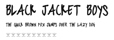 black jacket boys.ttf