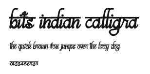 bits indian calligra.ttf