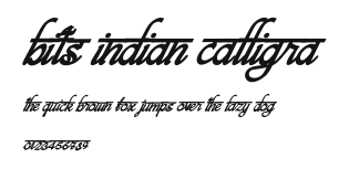bits indian calligra.ttf