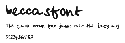 beccasfont.ttf