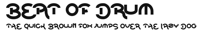 beat of drum.ttf