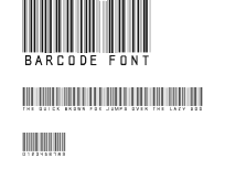 barcode font.ttf