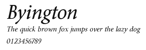 Byington.ttf