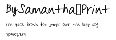 BySamantha_Print.ttf