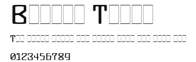 Buzzer Three.ttf