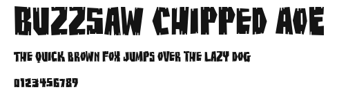 BuzzSaw Chipped AOE.ttf
