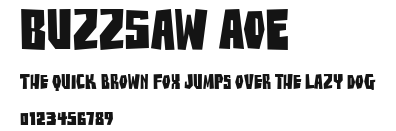 BuzzSaw AOE.ttf
