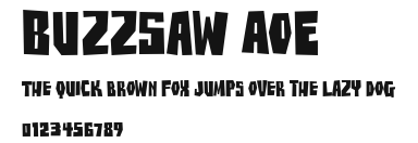 BuzzSaw AOE.ttf