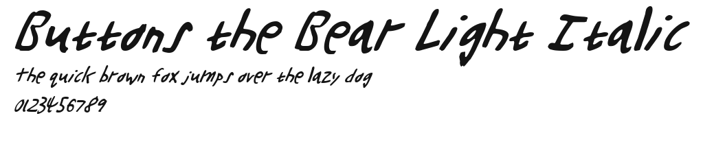 Buttons the Bear Light Italic.ttf