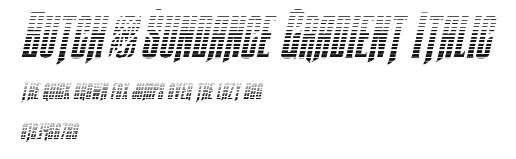 Butch & Sundance Gradient Italic.ttf