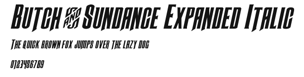 Butch & Sundance Expanded Italic.ttf