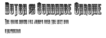 Butch & Sundance Chrome.ttf