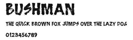Bushman.ttf