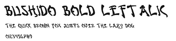 Bushido Bold Leftalic.ttf