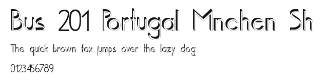 Bus 201 Portugal Mnchen Sh.ttf