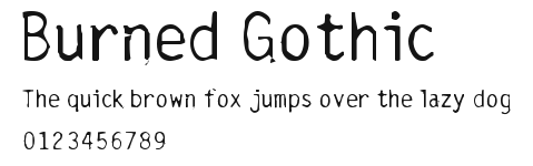 Burned Gothic.ttf