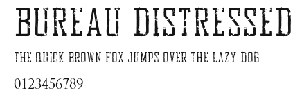 Bureau Distressed.ttf