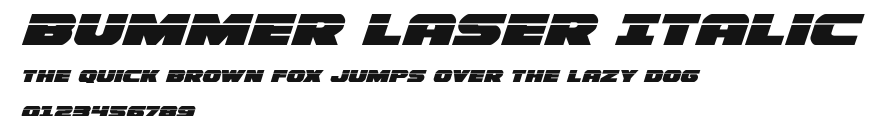 Bummer Laser Italic.ttf