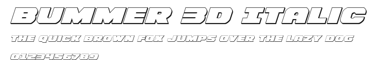Bummer 3D Italic.ttf