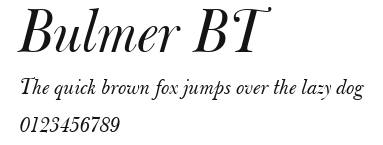Bulmer BT.ttf