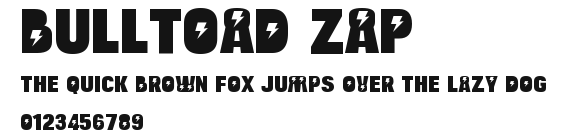 Bulltoad Zap.ttf