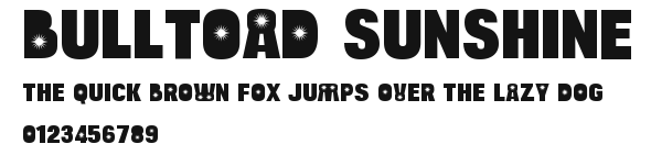 Bulltoad Sunshine.ttf